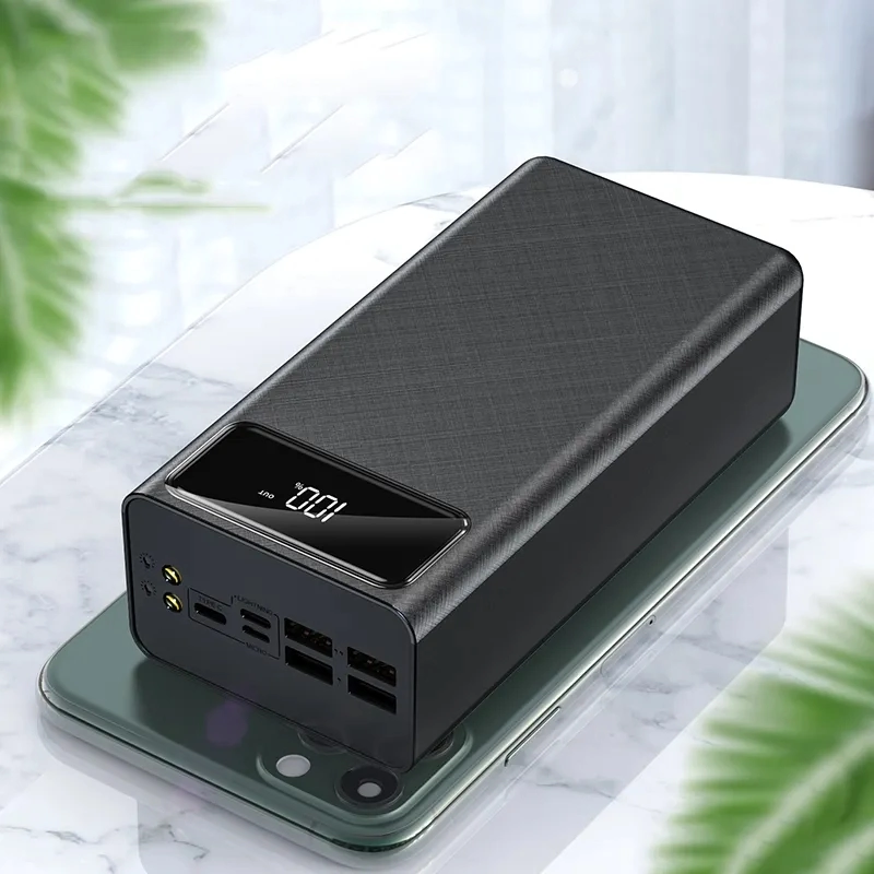 Hot-Selling Ym-269 Powerbank 50000 mAh Portable Large Capacity Power Banks with Light Power Banks Pd 20W Fast Charge