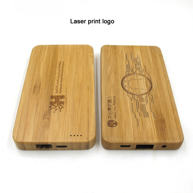 Wooden Power Bank 4000mAh-5000mAh-6000mAh-8000mAh External Battery Mobile Charger Bamboo Power Bank