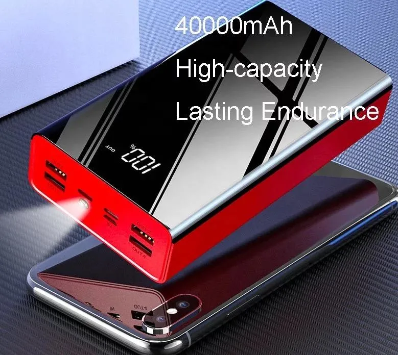 50000mAh Mini Dual USB External Battery Portable Charger Powerbank